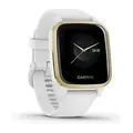 Garmin Venu Sq 40 mm weißgold am Silikonarmband weiß [Wi-Fi]