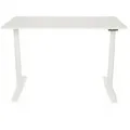Mid.you Schreibtisch, Weiß, Holzwerkstoff, rechteckig, 70x71 - 116x140 cm, höhenverstellbar, Arbeitszimmer, Schreibtische, Bürotische