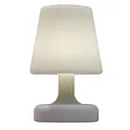 Star-Max LED Solar-Tischleuchte Kunststoff weiß 25x16cm 4 Dioden warmweiß 35703