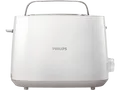 PHILIPS HD2581/00 Daily Collection 8 Stufen, Krümelschublade, Brötchenaufsatz Toaster Weiß (830 Watt, Schlitze: 2)