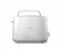 Toaster, White, 830W, 2 Slots, 8 Browning Levels, Defrost and Reheat Function