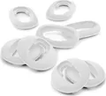 8 x Silikon Ohrstöpsel Ohrhörer Gummi Tipps Für Samsung Galaxy Buds Live Kopfhörer Ohrhörer in Weiß