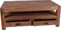 MiaMöbel Couchtisch Masala 120x60 cm Modern Massivholz Sheesham Sheesham natur