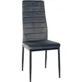 CLP Stuhl, Grau, Textil, 41.5x99x40 cm, Esszimmer, Stühle, Esszimmerstühle, Vierfußstühle