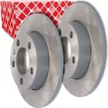 2x FEBI 18488 Bremsscheibe 230mm HINTEN für VW SEAT SKODA AUDI IBIZA TOLEDO POLO