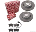 Febi BREMSSCHEIBEN + BELÄGE HINTEN für VW POLO 9N + SEAT IBIZA 6L + SKODA FABIA