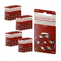 MASTERLIFE HÖRGERÄTE BATTERIEN Typ 312 PR41 braun A312 Batterie (120)