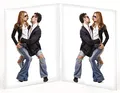 walther design Bilderrahmen 13 x 18 cm Kunstglas Doppelrahmen Hochformat AD1318