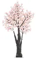Luminea Leuchtbaum: LED-Deko-Kirschbaum, 384 beleuchtete Blüten, 150 cm, für innen & außen (Leuchtbaum außen, groß, Bäume)