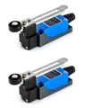 ® Endschalter, 2 Stück ME8108 Einstellbarer RollenhebelarmEndschalter, NC + N...