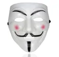 TK Gruppe Verkleidungsmaske Vendetta Maske als Kostüm Accessoire für Damen & Herren - Anonymous, (Packung, 1-tlg)