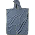 Cocoon Damen Micro Fiber Poncho Ultralight Handtuch (Größe ONE SIZE, blau)