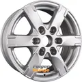 4x ALUTEC TITAN Polar-Silber 7x16 ET45 6x114,3 Alufelgen 16 Zoll
