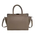 LAMARTHE PARIS CUTE Leder Damen Handtasche Schultertasche Klein Midi taube NEU!