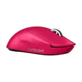 Logitech G PRO X Superlight 2 kabellose Gaming-Maus, 60 g Pro-Grade-Maus mit 5 programmierbaren Tasten, 44K-DPI-Sensor, 8.000 Hz Signalrate, USB-C-Ladefunktion für PC/Mac - Rot
