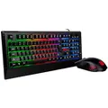 Tt Esports/Thermaltake Challenger Combo RGB (GER) | Tastatur-Maus-Set | Ergonomisch | rechts-und linkshänding | deutsches Layout (QWERTZ) | schwarz