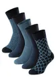 Schiesser Socken Bluebird (5-Paar) druckfreier Bund, Fersen und Zehen handgekettelt, Cotton-Mix
