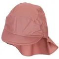 Sterntaler® Schirmmütze UV-Schutz 50+ Schirmmütze mit Nackenschutz Basic (1-St) Kindermütze mit Schirm aus UV-Popeline unifarben grün|rosa 49 cm