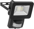 GB 53877 - LED-Flutlicht mit Sensor, 10 W, schwarz, IP44, M16 Kabelanschlus