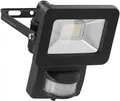LED-Außenstrahler, 10 W, mit Bewegungsmelder, schwarz, mit 850 lm