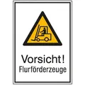 SafetyMarking Warnschild, Alu geprägt Flurförderzeuge 262 x 371 mm