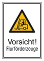 SafetyMarking Warnschild Alu geprägt Flurförderzeuge 262 x 371 mm - 11.A8052