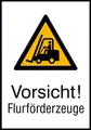 FORMAT Warnschild Alu gepr Flurförderz. 262x371
