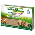 Diavolina Green Power 100 % pflanzlicher Feueranzünder, 40 Würfel, Grill,...