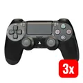 Sony PS4 Gamepad Dualshock 4 V2 PlayStation 4 Controller Schwarz 3 STÜCK