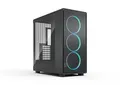 Fractal Design Epoch XL Schwarz RGB – Tempered Glass, leichte Tönung – High‑Airflow Gaming-PC‑Gehäuse – Mesh‑Front – DREI Momentum‑14‑RGB‑Lüfte