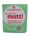 essence Mattierendes Papier All About Matt! Oil Control Paper, 50 Stück