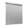 Victoria M. Aluminium Jalousie, 130 x 130 cm, Silber, Jalousie ohne Bohren, inkl. Klemmclips