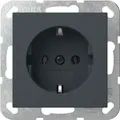Gira 418828 Schutzkontakt-Steckdose, System 55, anthrazit