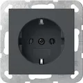 Gira 418828 SCHUKO-Steckdose 16 A 250 V~ System 55, Anthrazit