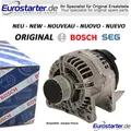 Lichtmaschine 200A Neu Original Bosch SEG 0124625031 für John Deere