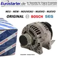 Lichtmaschine 200A Neu Original Bosch SEG 0124625031 für John Deere