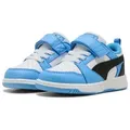 PUMA REBOUND V6 LO AC+ INF Sneaker mit Klettverschluss, weiche Einlegesohle, profilierte Gummilaufsohle blau 26 EU
