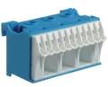 Klemmblock SSK N-Klemme 14 Klemmstellen 63A – Hager KN14N (3 Stück, blau)