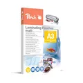 Peach Laminierfolien A3-125 mic - 100 pouches - matt - beschreibbar - Premiumqualität für beste Laminierergebnisse - kompatibel mit Geräten aller Markenhersteller - S-PP525-15