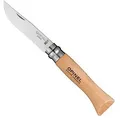 Klappmesser Opinel N°6 Edelstahl 7 Cm Virobloc
