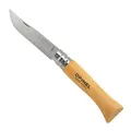 Opinel No 6 Klappmesser Edelstahl rostfrei Buche Größe 06 Taschenmesser INOX N°6