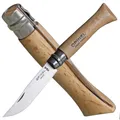 Opinel No 06 kleines Taschenmesser Klappmesser Buchenholz Griff Virobloc