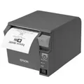 EPSON TM-T70II - Bon-Thermodrucker mit Frontausgabe, 80mm, Abschneider, USB + RS232, dunkelgrau