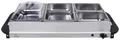 Tristar Buffet Servierer Heizplatte Edelstahl 300W Buffetwärmer Warmhalteschale