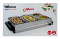 Tristar Buffetwärmer und Heizplatte 2-in-1 6,8 L 300W Edelstahl BP-6285