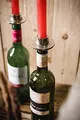 Michael Noll Kerzenhalter Bottle Flasche Weinflasche Aluminium Silber - Kerzenständer, Kerzenleuchter aus Metall - 5er Set / 10er Set / 20er Set / 50er Set (10)
