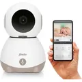 Alecto SMARTBABY10BE - WLAN-Babyphone mit Kamera, Weiß/Taupe - Taupe