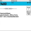 Spannschloss DIN 1480 offen 2Anschweißenden SP-AE M16 A 2 1 Stück
