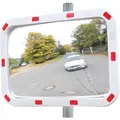 Trutzholm ® - Trutzholm Verkehrsspiegel Eckig 40x60cm Sicherheitsspiegel Straßenspiegel