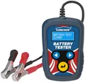 Lescars Voltmeter: 12-Volt-Kfz-Batterietester mit Lasttester, 100 bis 2000 CCA (Battery Tester, Auto Batterietester Diagnosegerät, 12V)